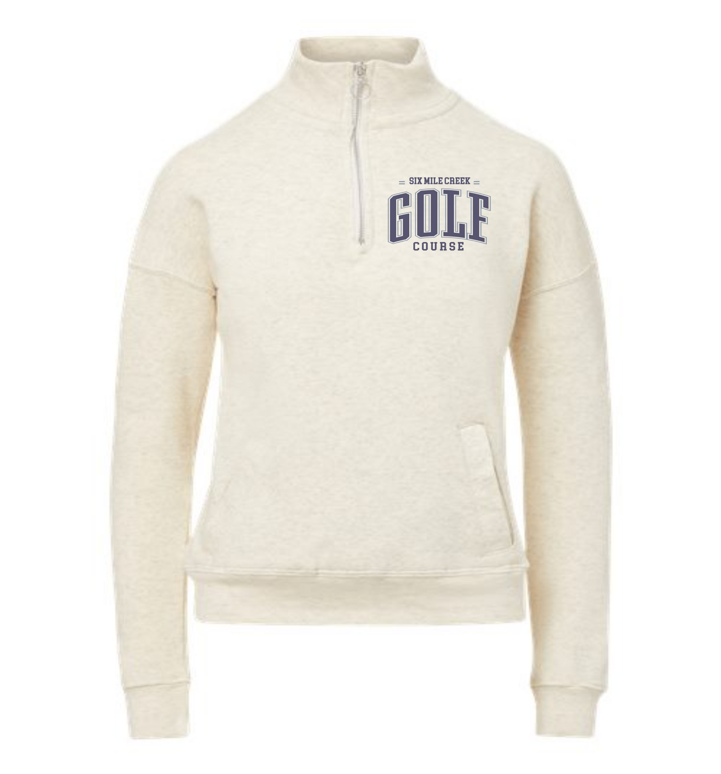 6MC-GC-WHITE SD - LADIES HOODIE/ SWEATSHIRT/ CREW NECK