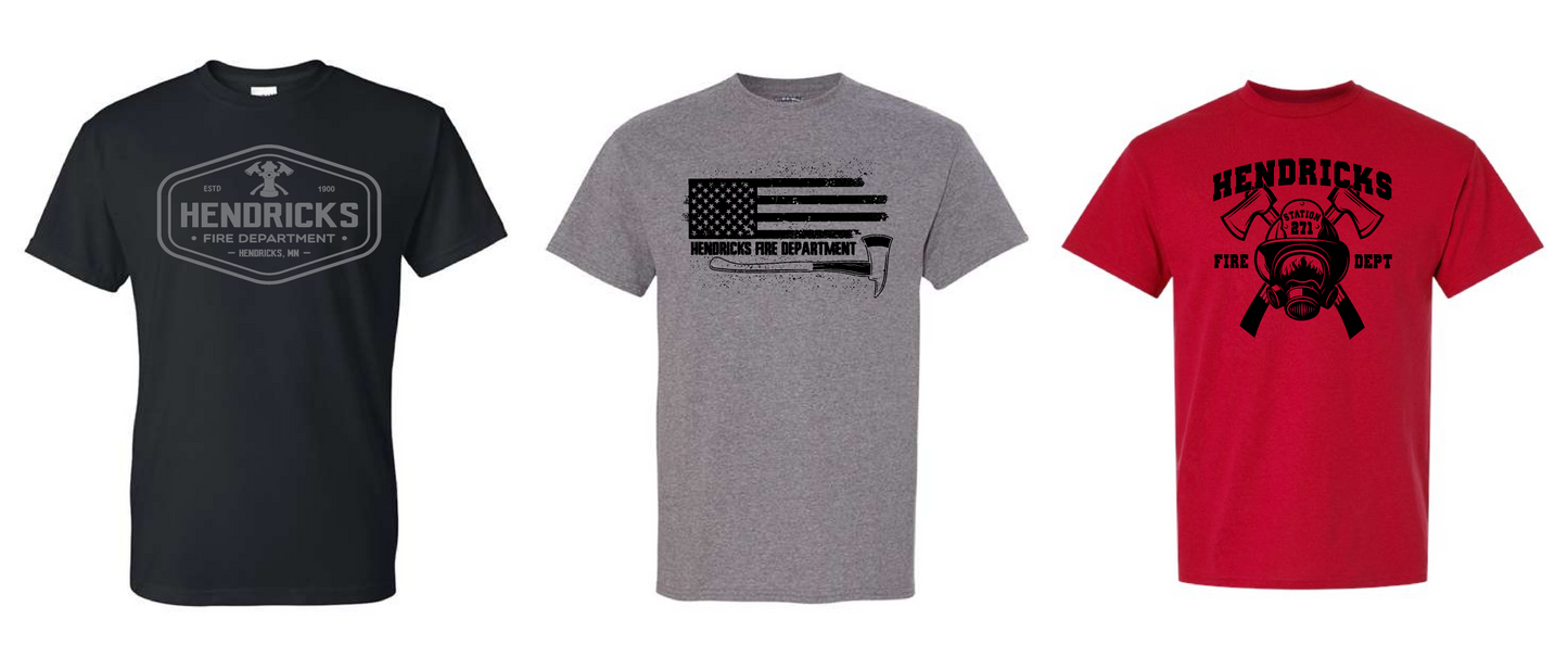 UNISEX - HENDRICKS FIRE DEPARTMENT T-SHIRT