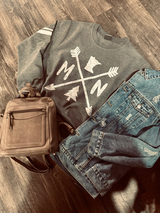 MINNESOTA ARROW CREWNECK