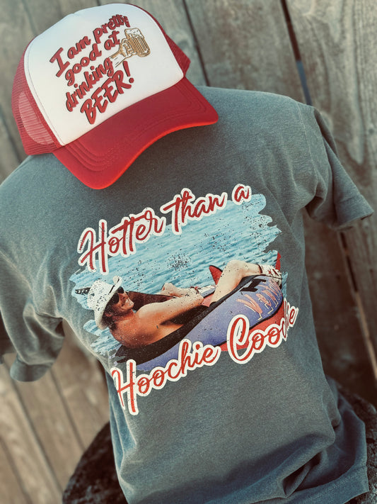 HOTTER THAN A HOOTCHIE COOCHIE VINTAGE WASH SHIRT