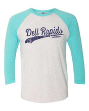 Load image into Gallery viewer, DELL RAPID BASEBALL 3/4 T-SHIRTS- UNISEX - PRINTED
