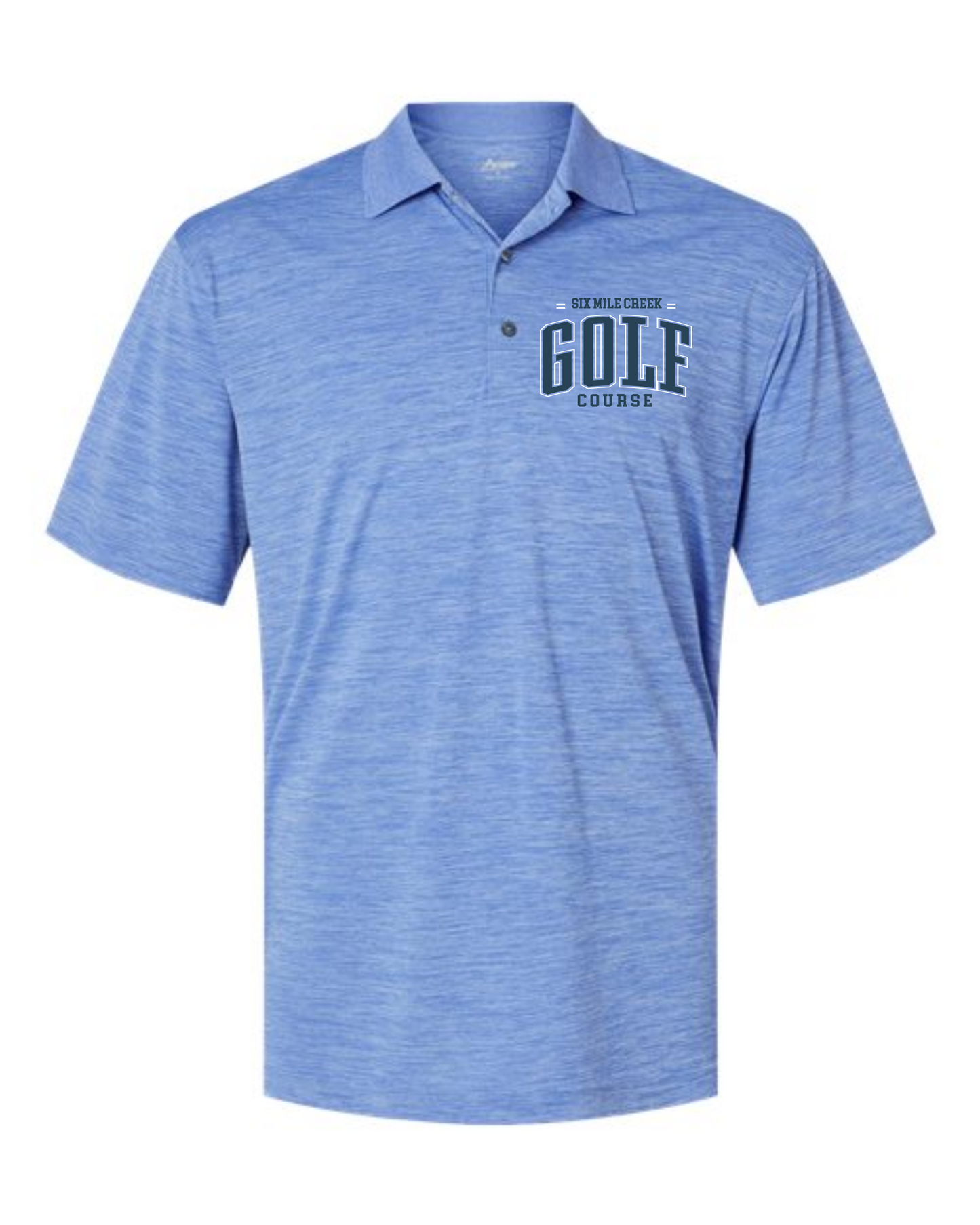 6MC-GC-WHITE SD - MEN'S POLO - EMBROIDERED