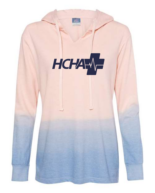 Women's French Terry Ombré Hooded Sweatshirt - PRINTED