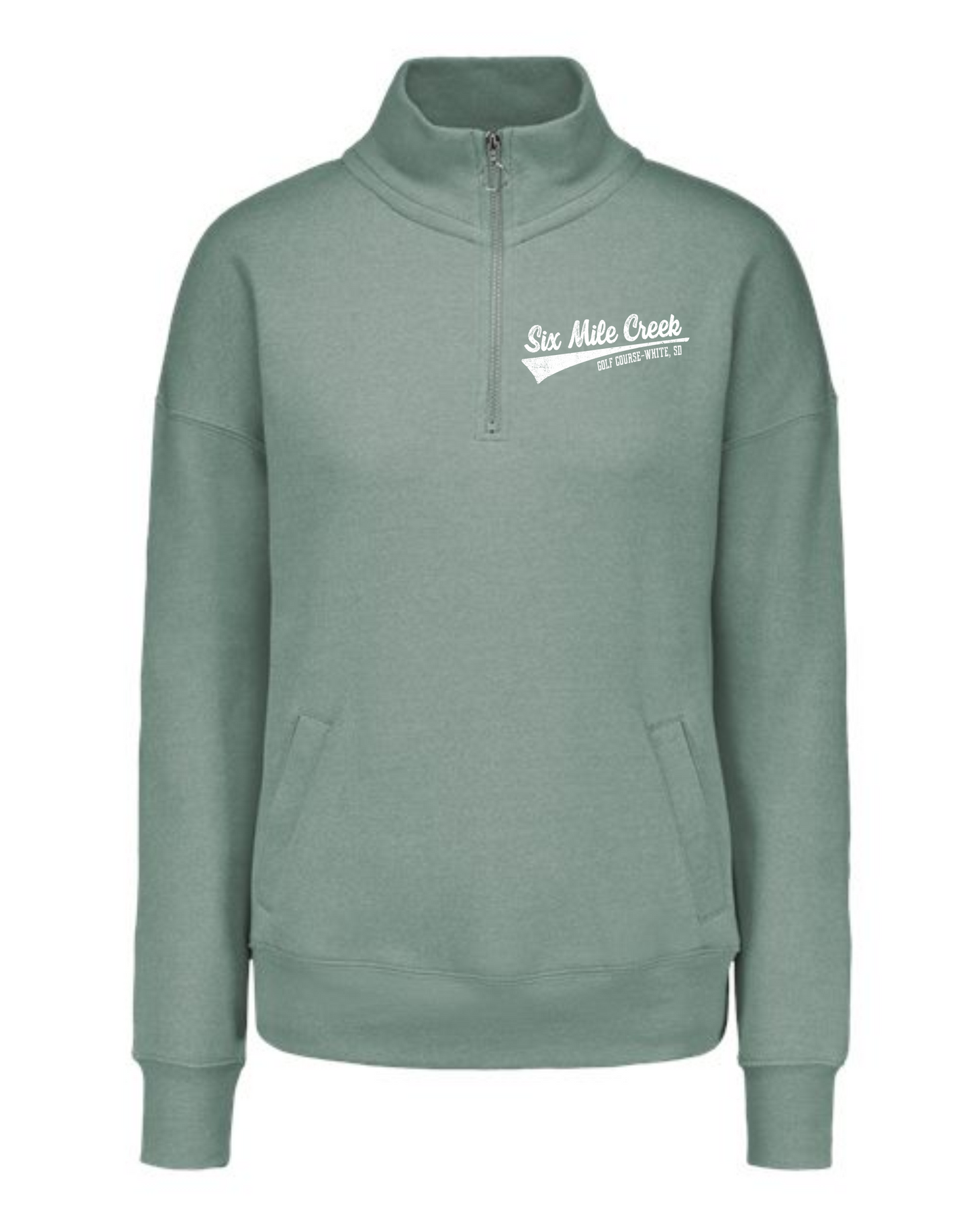 6MC-GC-WHITE SD - LADIES HOODIE/ SWEATSHIRT/ CREW NECK