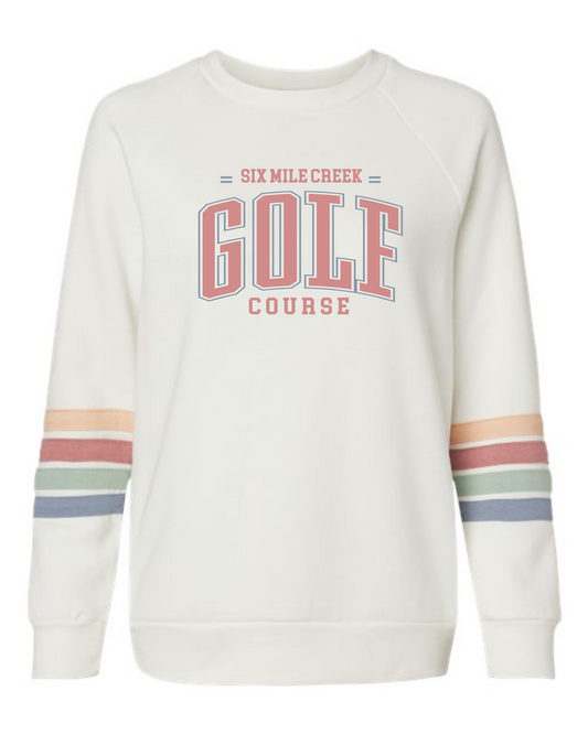 6MC-GC-WHITE SD - LADIES HOODIE/ SWEATSHIRT/ CREW NECK