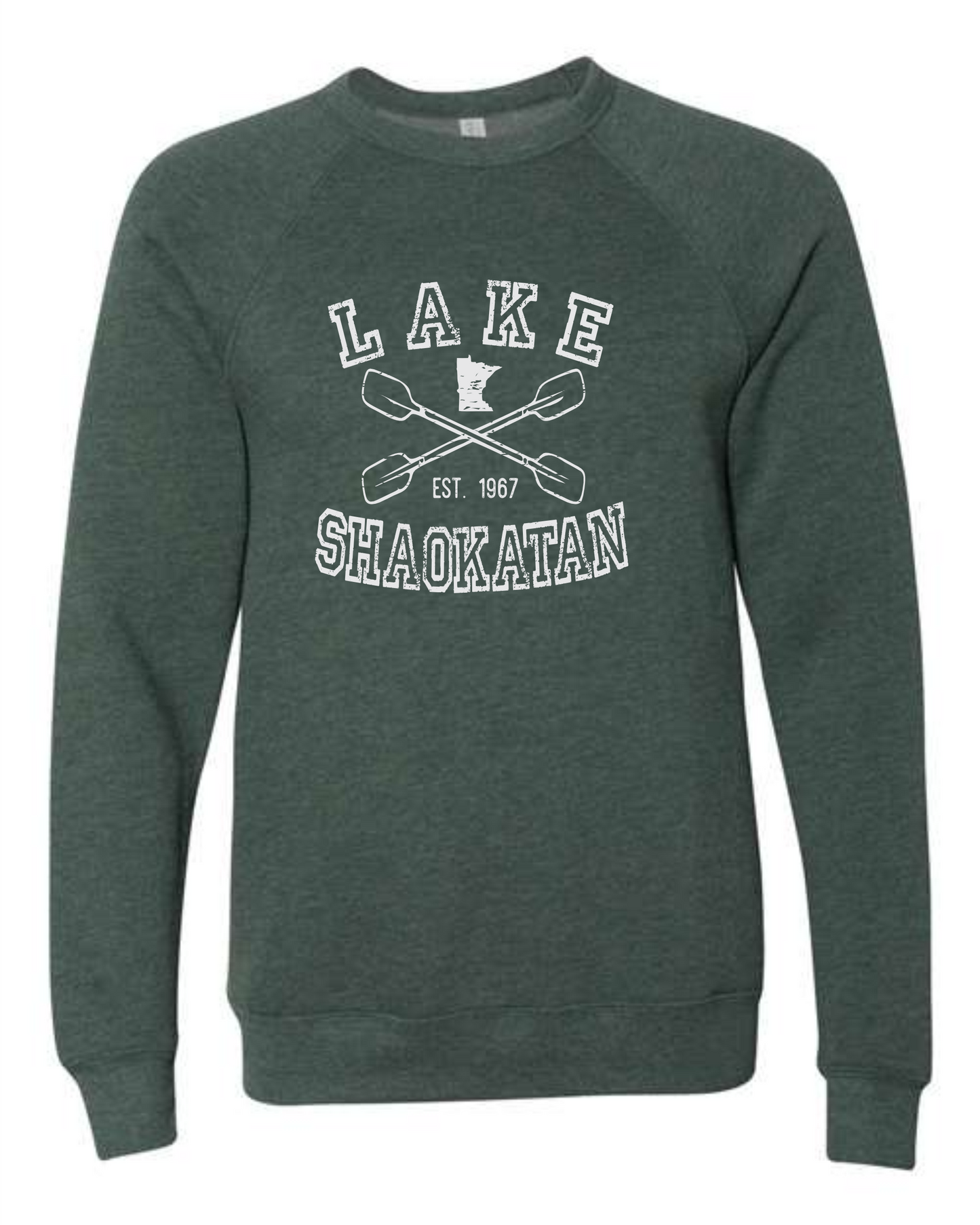 BELLA + CANVAS - Unisex Sponge Fleece Raglan Crewneck Sweatshirt - 3901