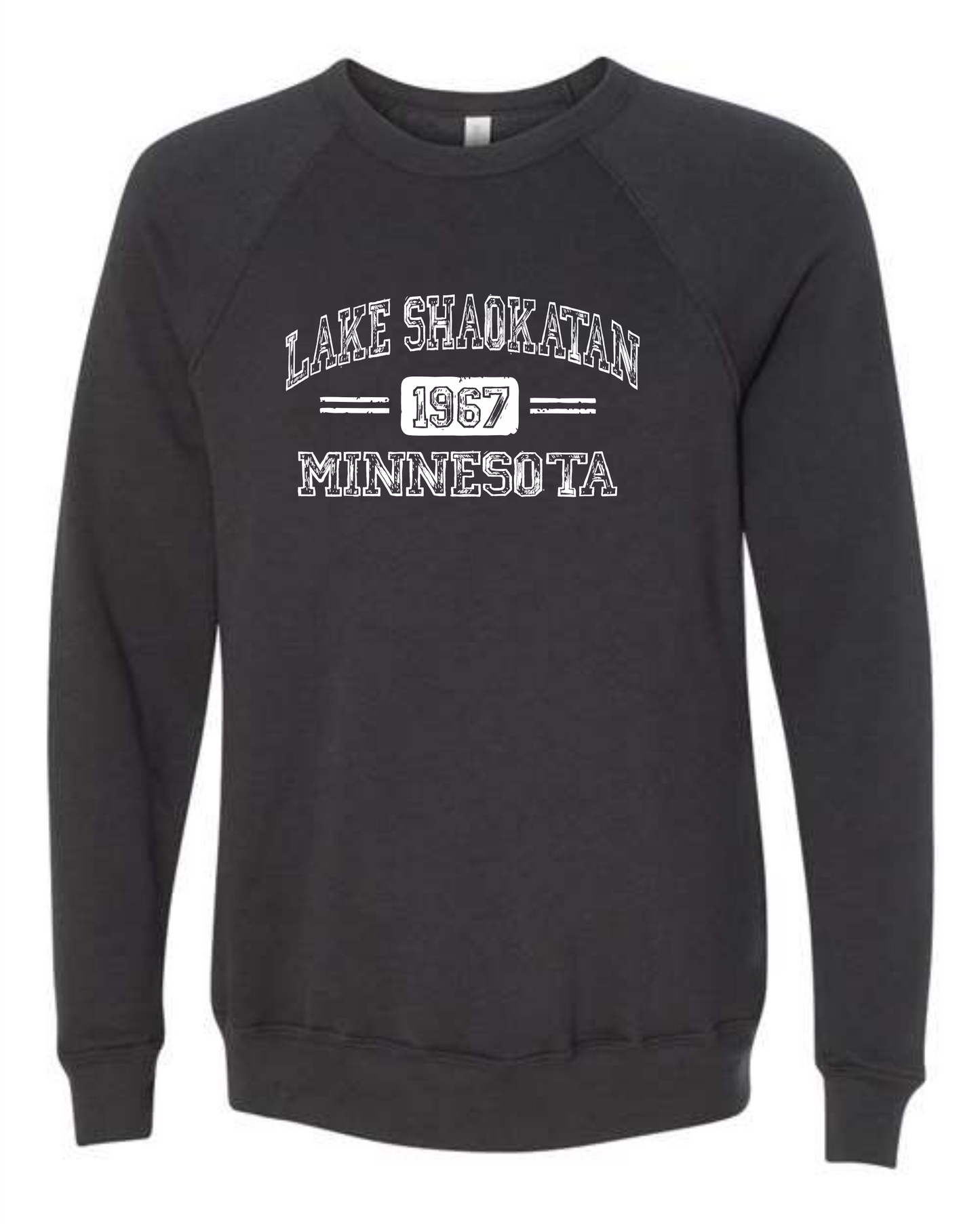 BELLA + CANVAS - Unisex Sponge Fleece Raglan Crewneck Sweatshirt - 3901